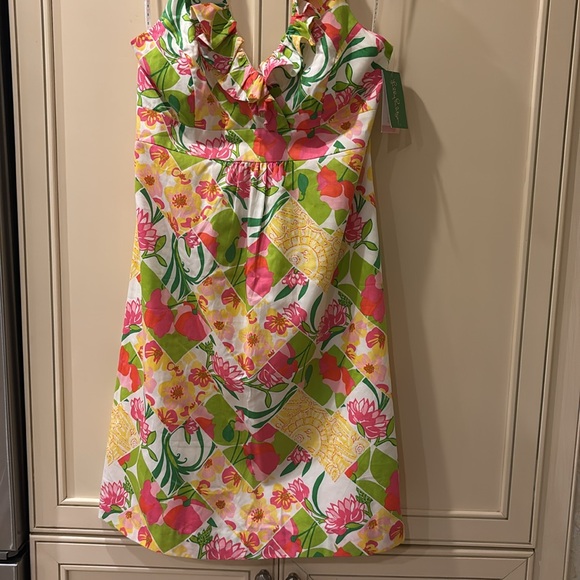 Lilly Pulitzer dress size 12- Halter - Picture 5 of 13